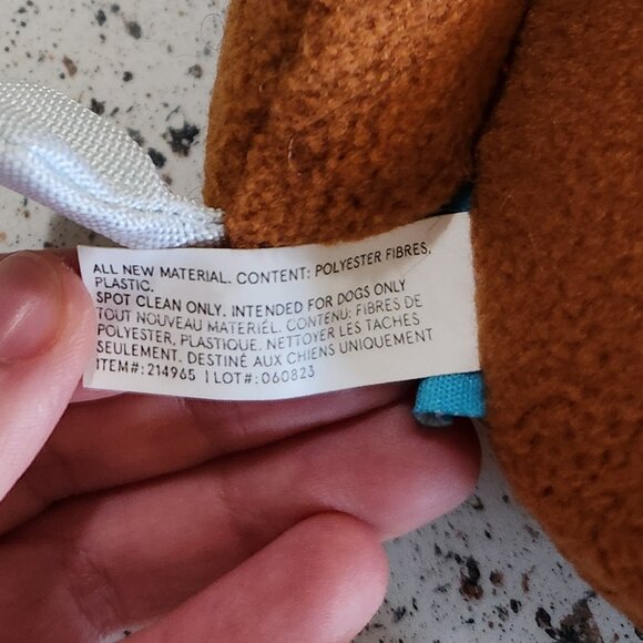 Bark TurKeith Turkey Thanksgiving Squeaky Crinkle Plush Dog Toy sz M/L - Picture 6 of 8